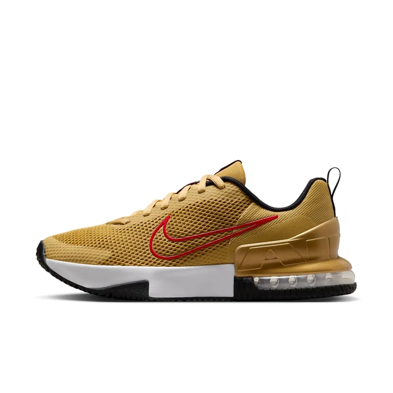 Nike Air Max Alpha Trainer 6 Gold Metallic University Red “Flat Gold / Metallic Gold / Black” | FQ1833-700