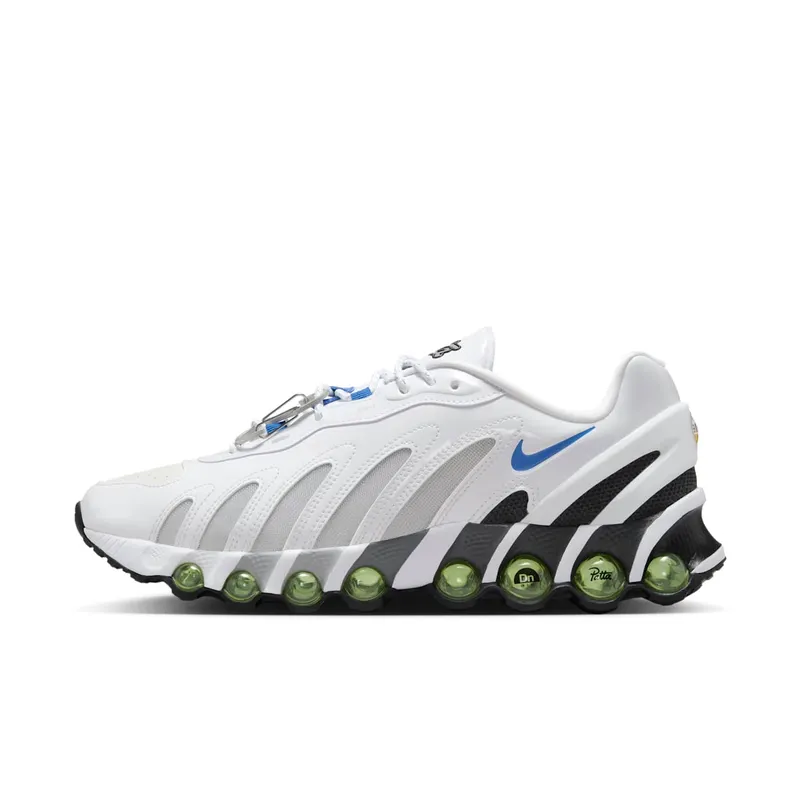 Nike Air Max Dn8 Patta White Metallic Silver “White / Metallic Silver / Black” | IB4029-100