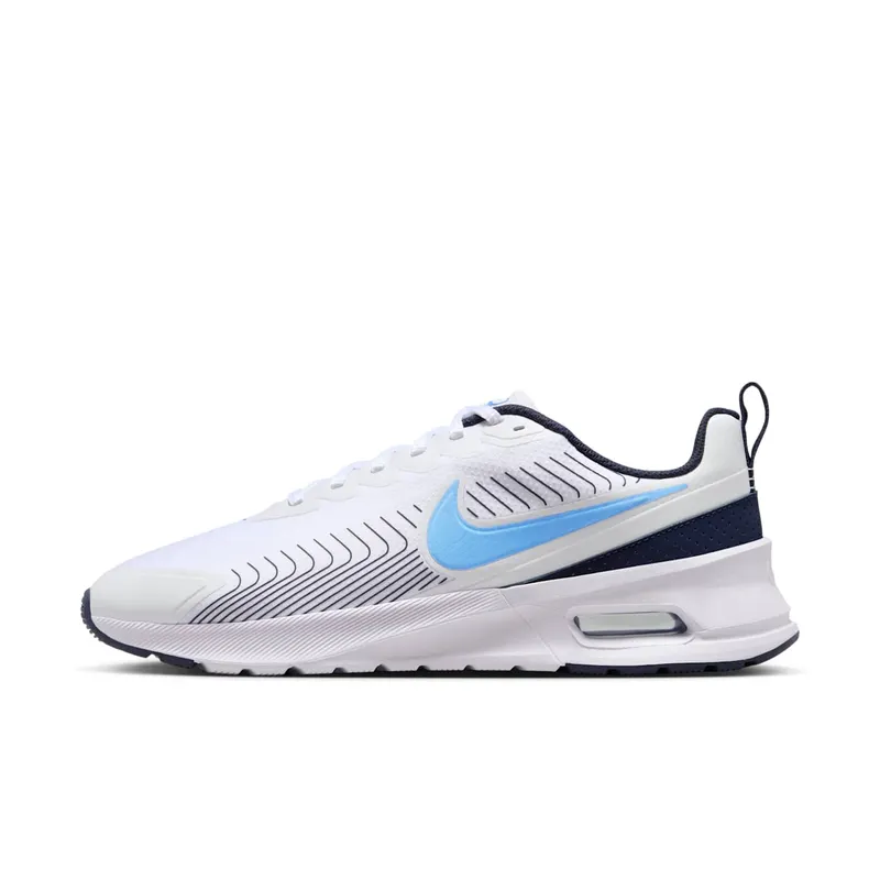 Nike Air Max Nuaxis White Obsidian University Blue “White / Obsidian / Obsidian” | FD4329-103