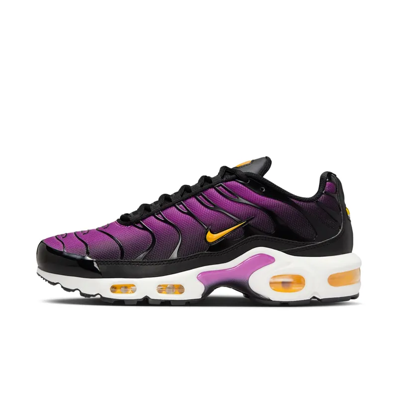 Nike Air Max Plus Black Laser Orange White Hyper Violet | DZ3670-005