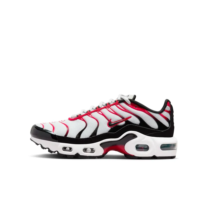 Nike Air Max Plus Pure Platinum Black White University Red | CD0609-027