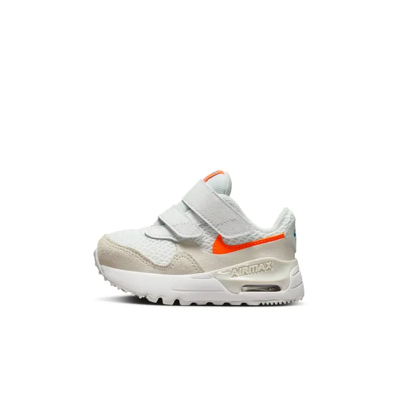 Nike Air Max SYSTM White Phantom Photon Dust Total Orange | DQ0286-114