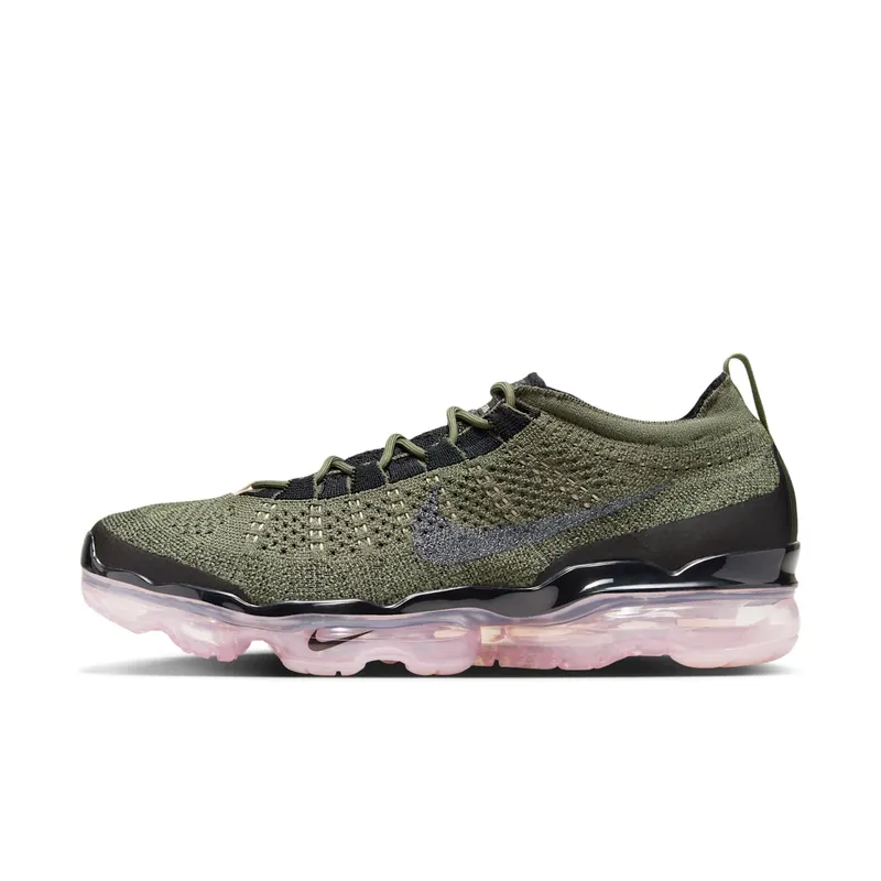 Nike Air Vapormax 2023 Flyknit Medium Olive Pink Oxford “Medium Olive / Pink Oxford / Black” | DV1678-200