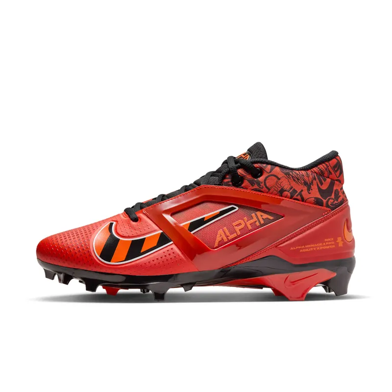 Nike Alpha Menace 4 Pro Picante Red Black “Picante Red / Bright Mandarin / Dragon Red” | FQ3984-600