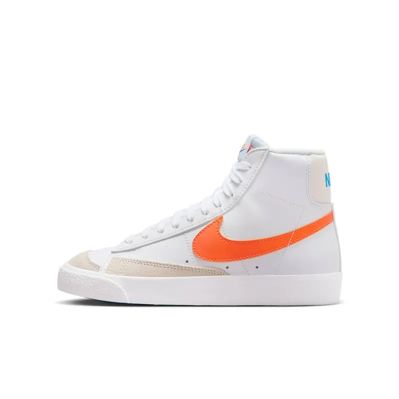 Nike Blazer Mid 77 White Total Orange “White / Photo Blue / Phantom” | DA4086-116