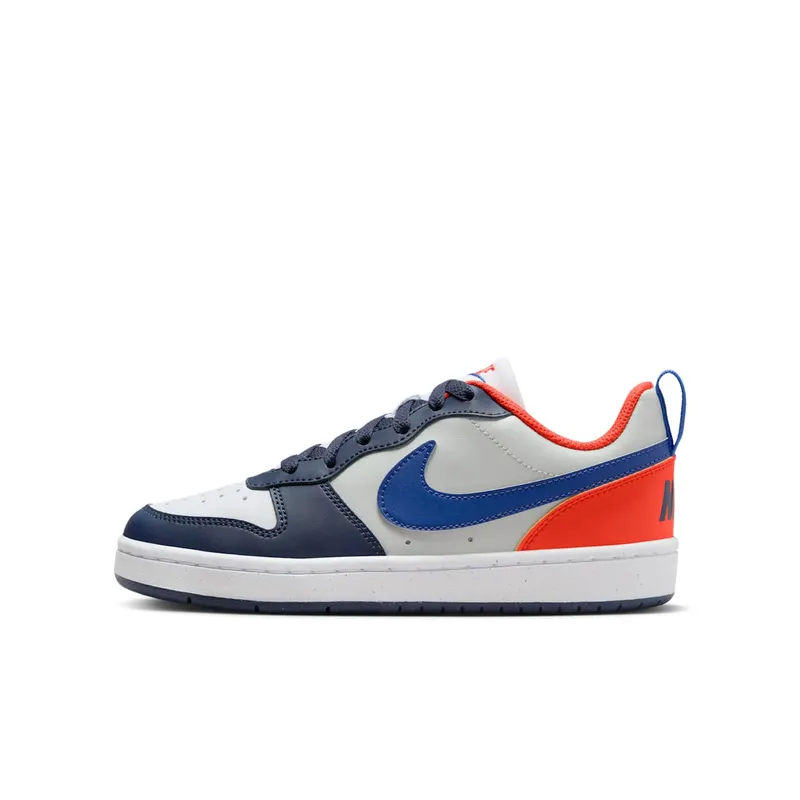 Nike Court Borough Low Recraft Midnight Navy Team Orange Light Silver Hyper Royal | DV5456-401
