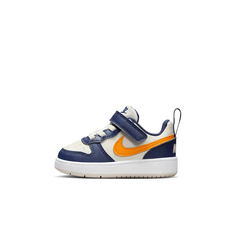 Nike Court Borough Low Recraft Light Orewood Brown Midnight Navy White Orange Peel | DV5458-126