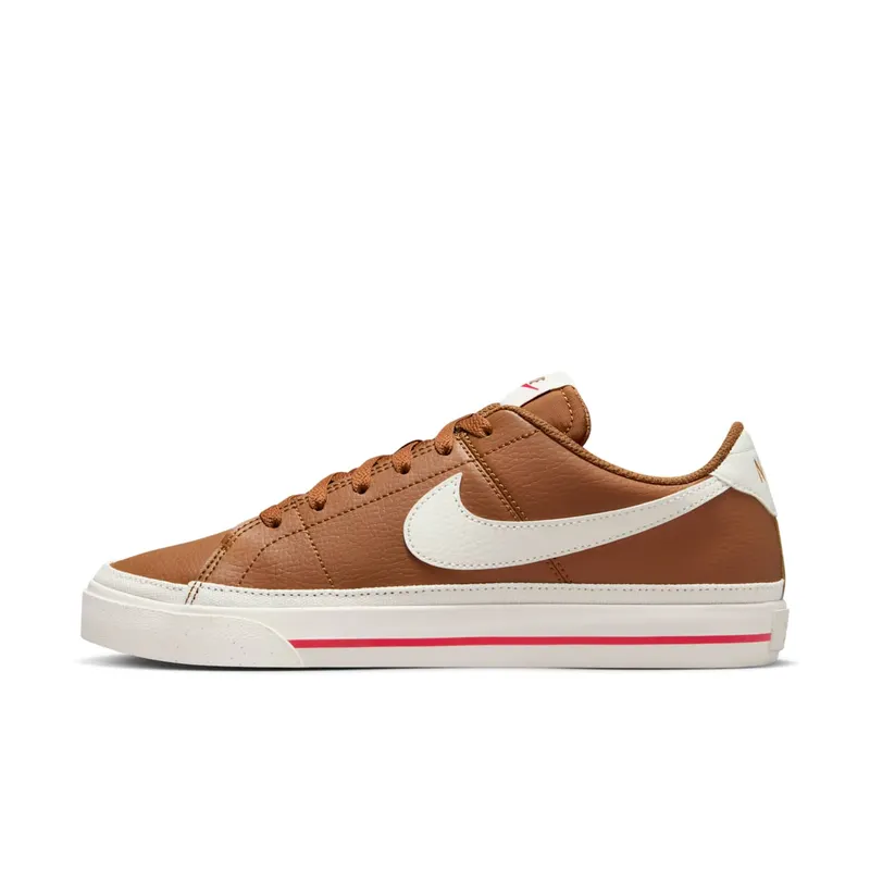 Nike Court Legacy Next Nature Light British Tan Fire Red Sail | DH3161-200