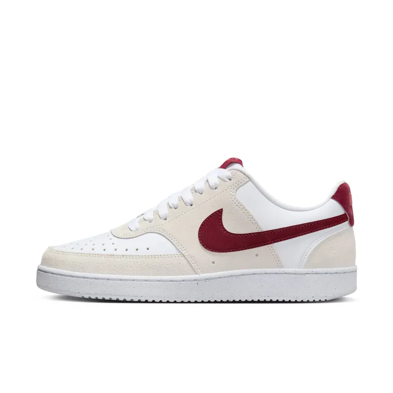 Nike Court Vision Low Valentine’s Day 2024 “White / Adobe / Dragon Red” | FQ7628-100