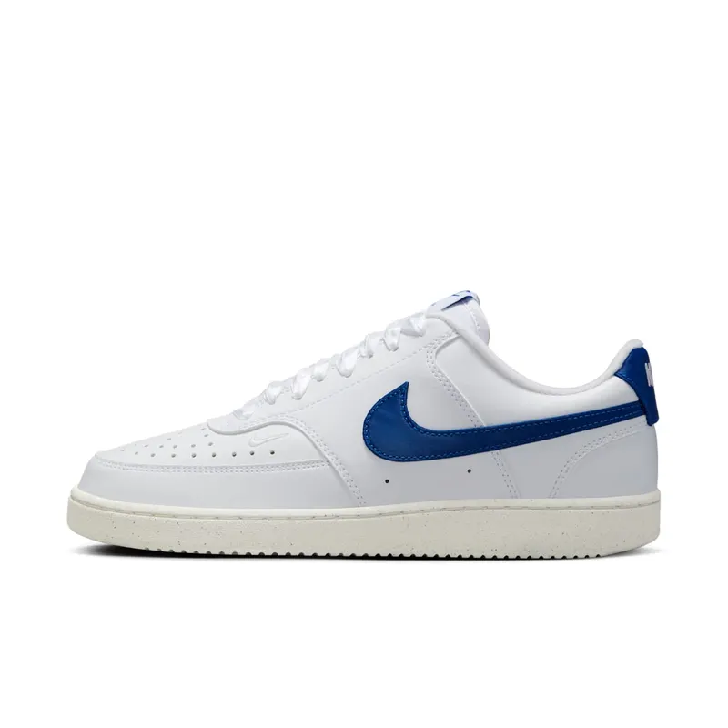 Nike Court Vision Low Next Nature White Sail Game Royal | HV5246-101