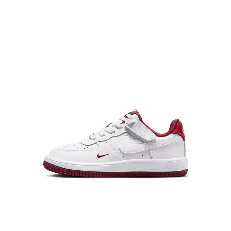 Nike Force 1 Low LV8 EasyOn White Team Red “White / Team Red / White” | HF5510-100