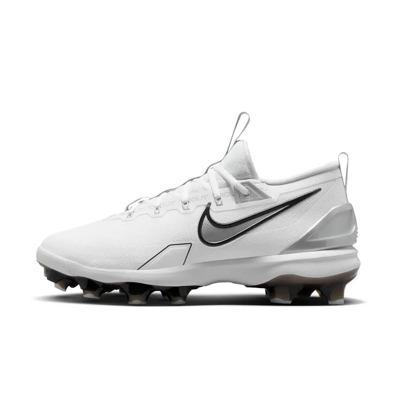 Nike Force Trout 9 Elite MCS White Black Pure Platinum Metallic Silver | FZ0884-102