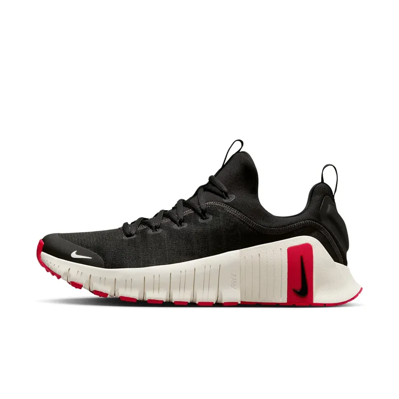 Nike Free Metcon 6 “Black University Red Sail” | FJ7127-006