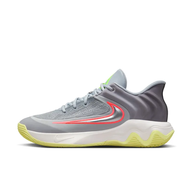 Nike Giannis Immortality 4 Wolf Grey Luminous Green “Wolf Grey / Summit White / Luminous Green” | FQ3680-009
