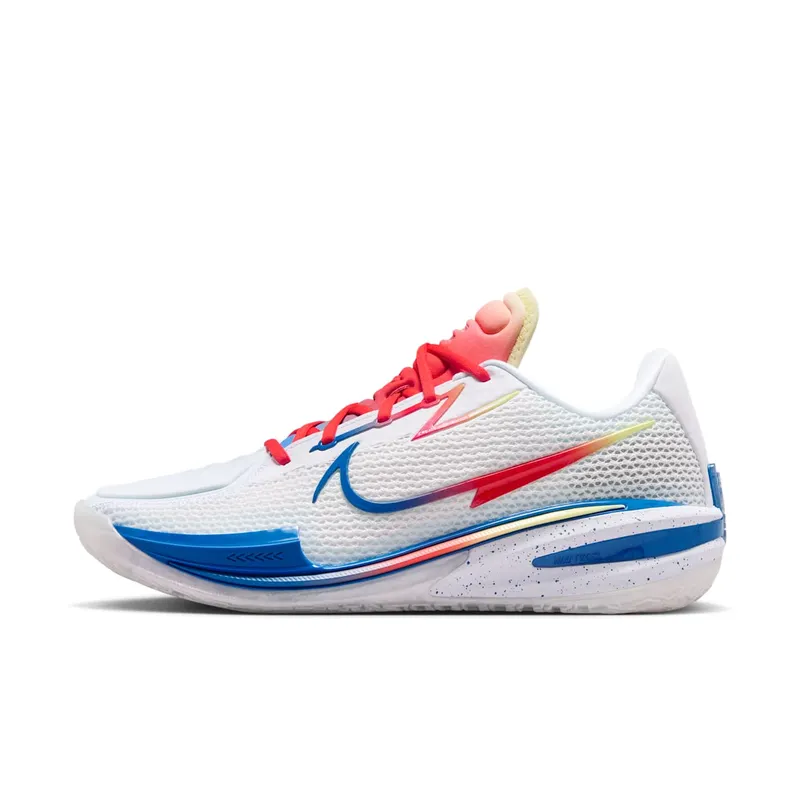 Titan x Nike Zoom GT Cut – “White / Star Blue / Chile Red / Luminous Green / Aluminum / Metallic Silver” | IU0779-100