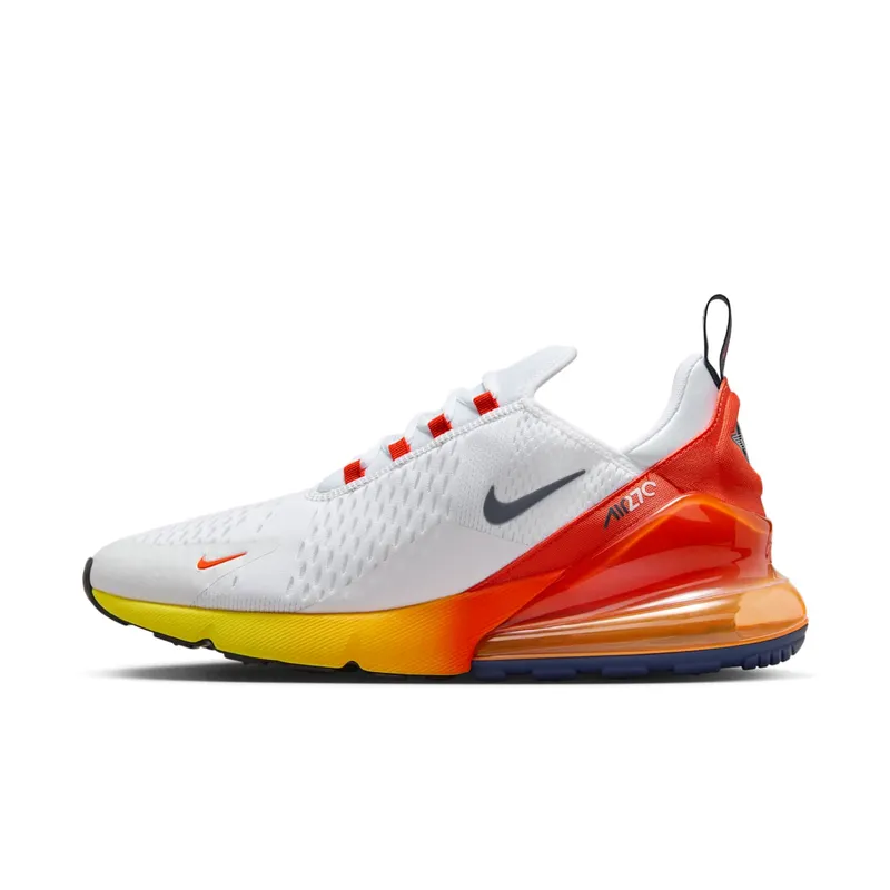 Nike Air Max 270 Houston Astros “White / Midnight Navy / Team Orange” | HQ8005-100