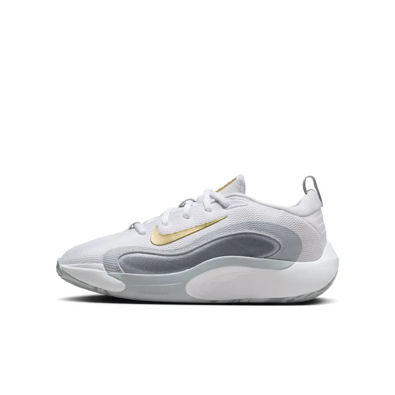 Nike IsoFly White Cool Grey Wolf Grey Metallic Gold Star | FN4384-100