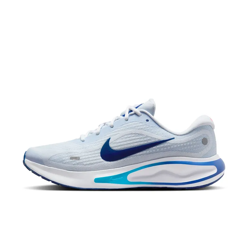 Nike Journey Run Football Grey Aluminum Blue Lightning Blue Void | FN0228-005