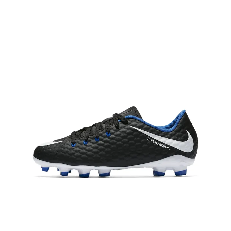 Nike Hypervenom Phelon 3 FG GS “Black White Royal” | 852595-002