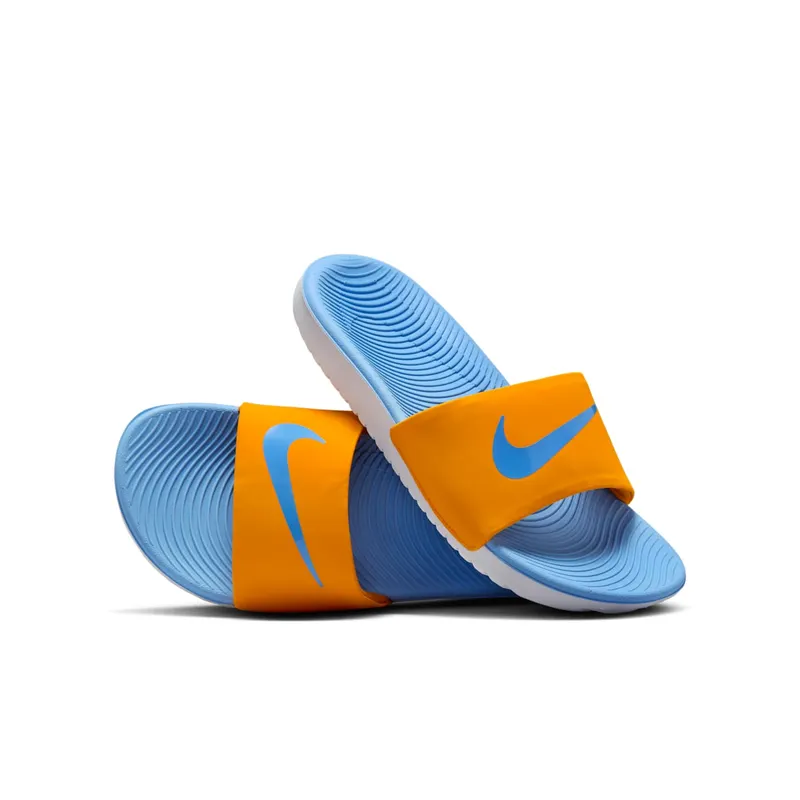 Nike Kawa Slide Orange Peel White University Blue | FJ8812-801