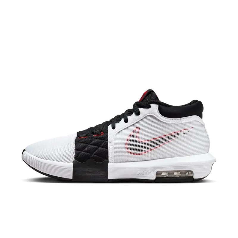 Nike Lebron Witness 8 White University Red Black | FB2239-103