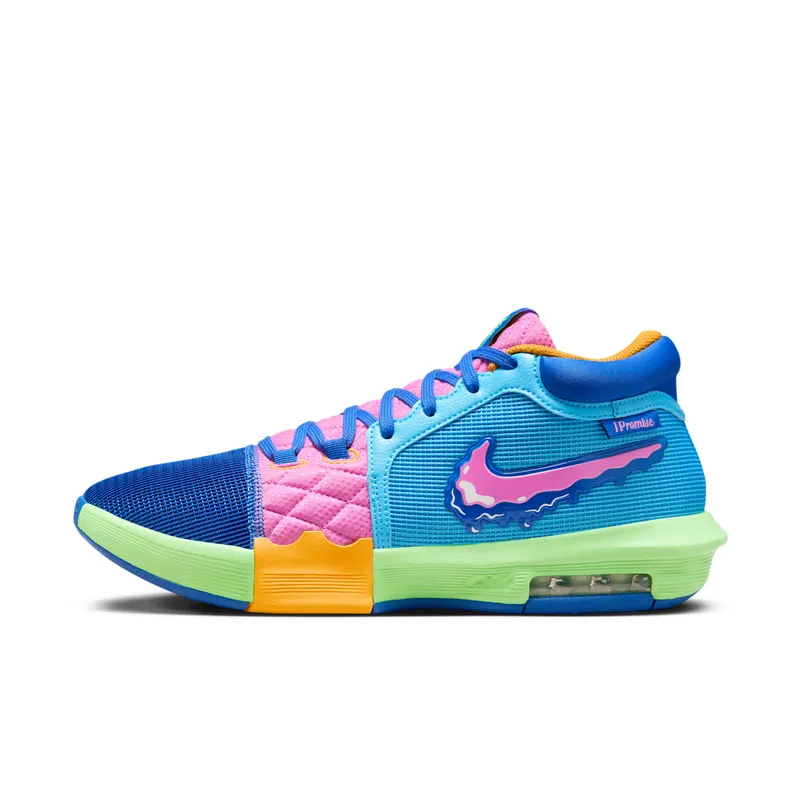 Nike LeBron Witness 8 I Promise School “Multi-Color / Baltic Blue / Playful Pink” | HJ2962-900