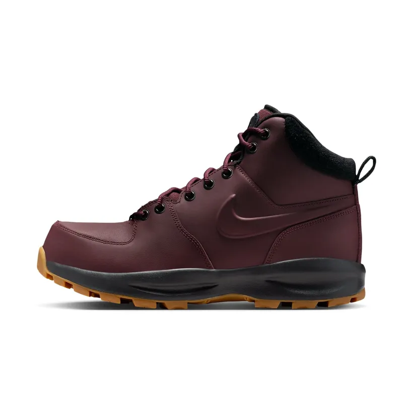 Nike Manoa Leather Burgundy Crush Black Gum “Burgundy Crush / Black / Gum Medium Brown” | HF7095-600