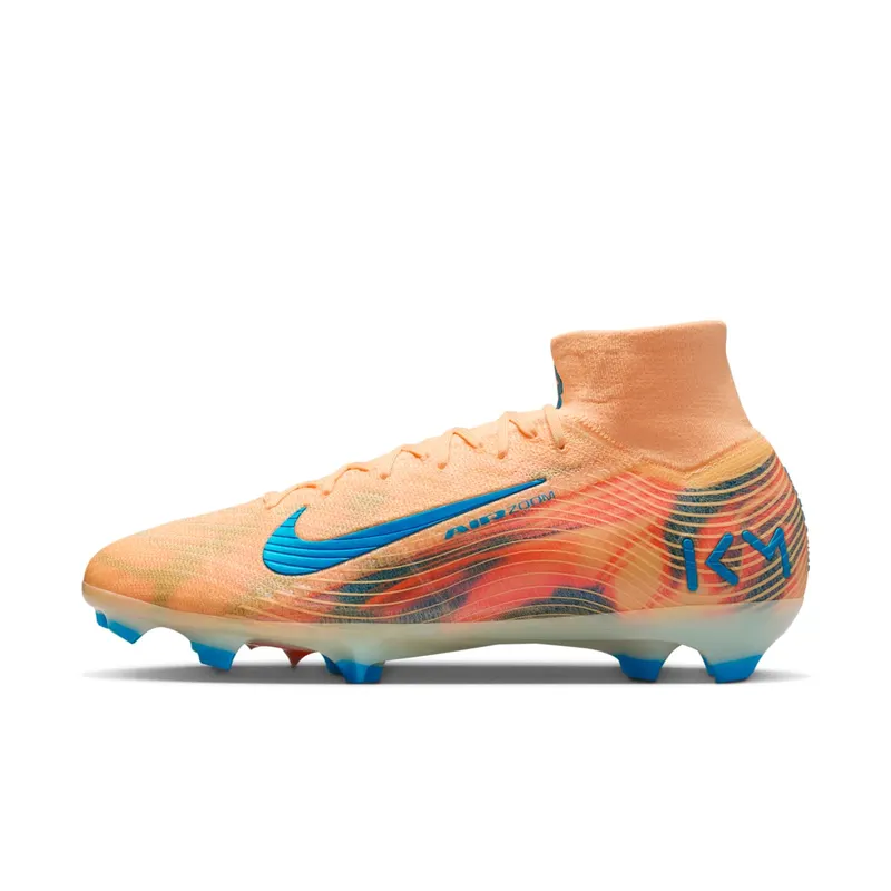 Nike Zoom Mercurial Superfly 10 Elite FG Kylian Mbappé Melon Tint “Melon Tint / Igloo / Neo Turquoise” | FQ8692-801