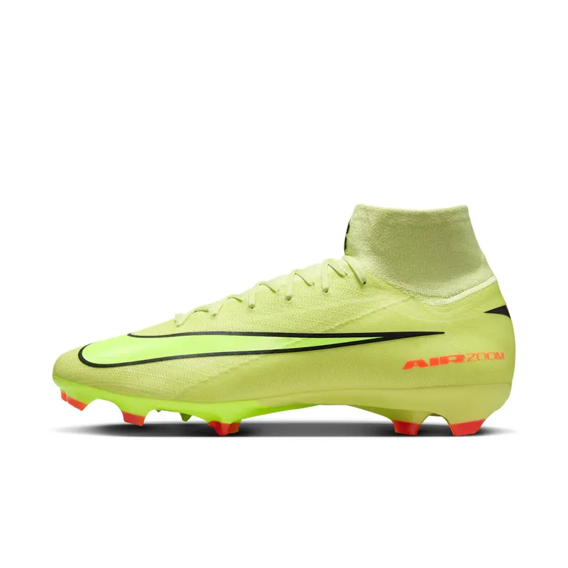 Nike Zoom Mercurial Superfly 10 Pro FG Limelight Hyper Crimson Volt | HF9433-300