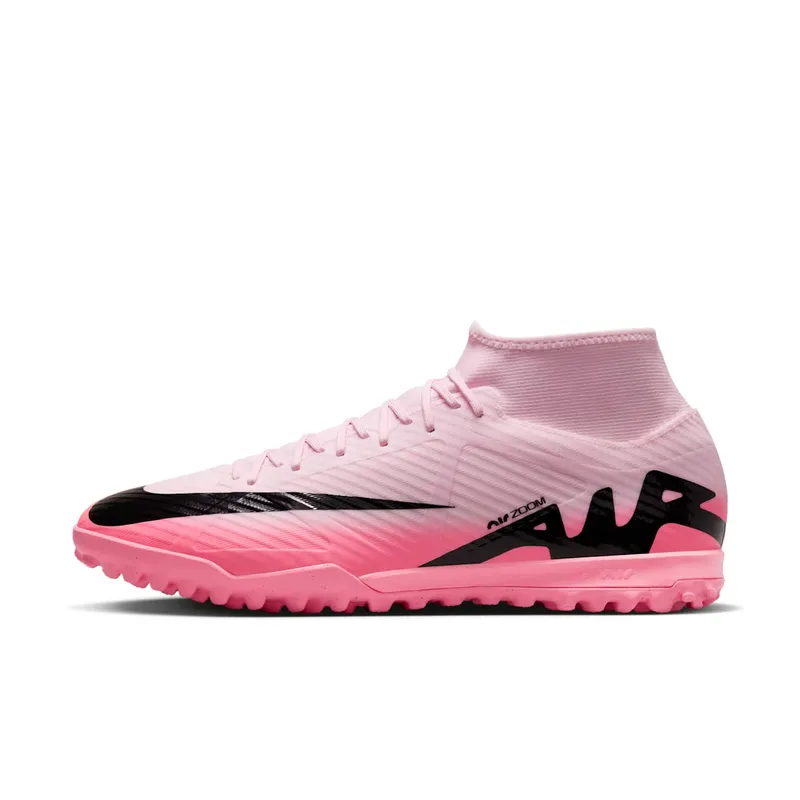 Nike Mercurial Superfly 9 Academy TF Pink Foam Black | DJ5629-601