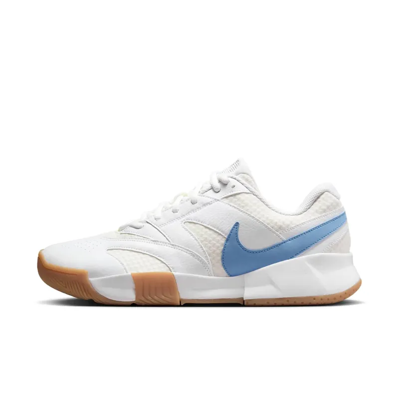 Nike Court Lite 4 White Sail Gum Light Brown Light Blue | FD6574-107