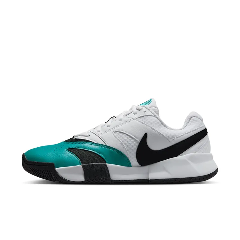 Nike Court Lite 4 White Radiant Emerald Black | FD6574-104