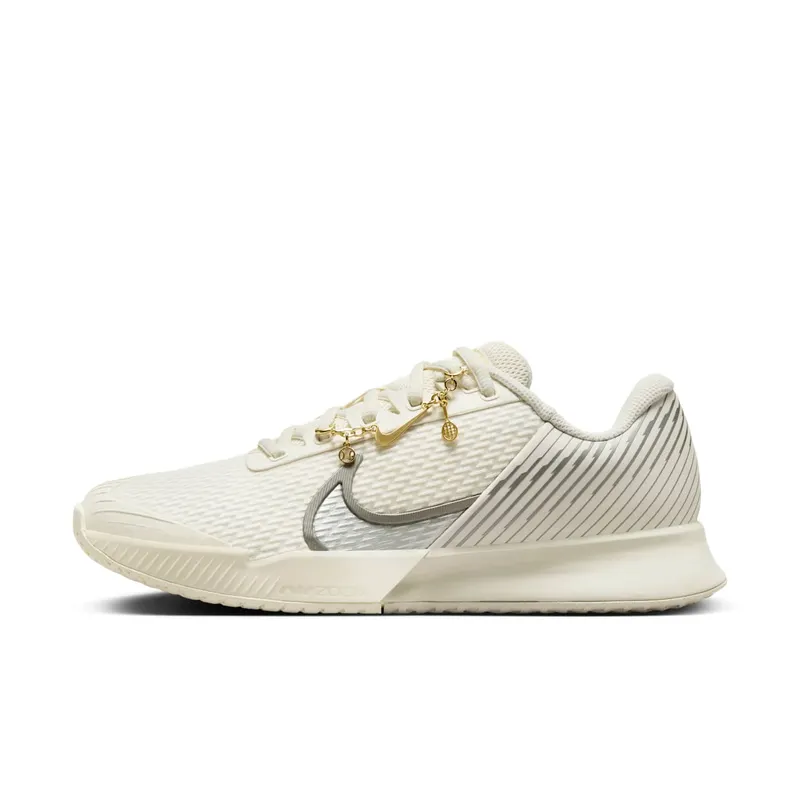 Nike Court Air Zoom Vapor Pro 2 Premium HC Gold Flair Pack “Pale Ivory / Light Orewood Brown / Metallic Gold” | FZ1555-100