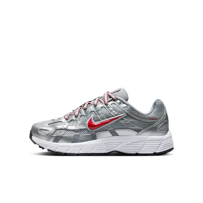 Nike P-6000 Metalic Silver Cool Red “Metallic Silver / Flat Silver / Cool Grey” | HV5064-002
