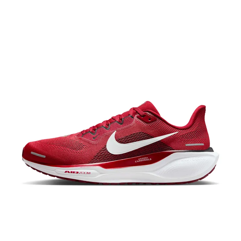 Nike Air Zoom Pegasus 41 Arizona Cardinals “Tough Red / White / White / Black / Black” | FZ5077-600
