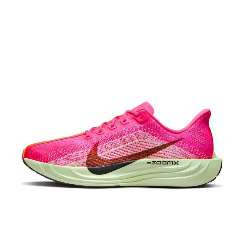 Nike ZoomX Pegasus Plus Hyper Pink Bright Crimson Barely Volt Sequoia | HV3022-600