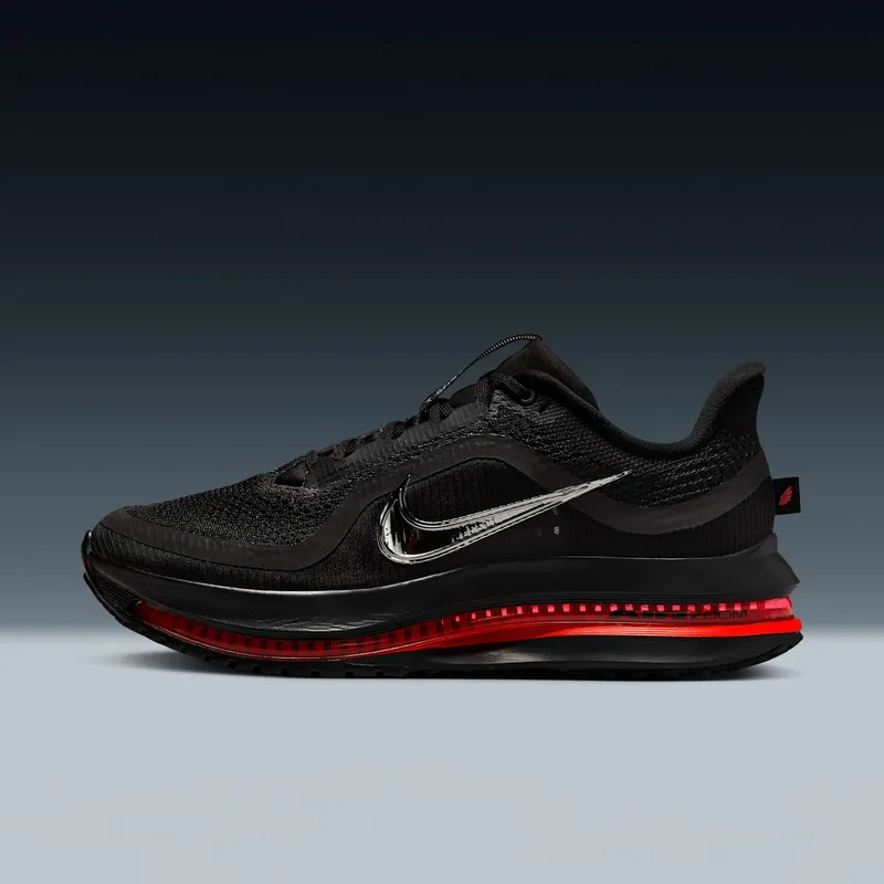 Nike Air Zoom Pegasus Premium Black Bright Crimson “Black / Bright Crimson / Metallic Silver” | HQ2593-003