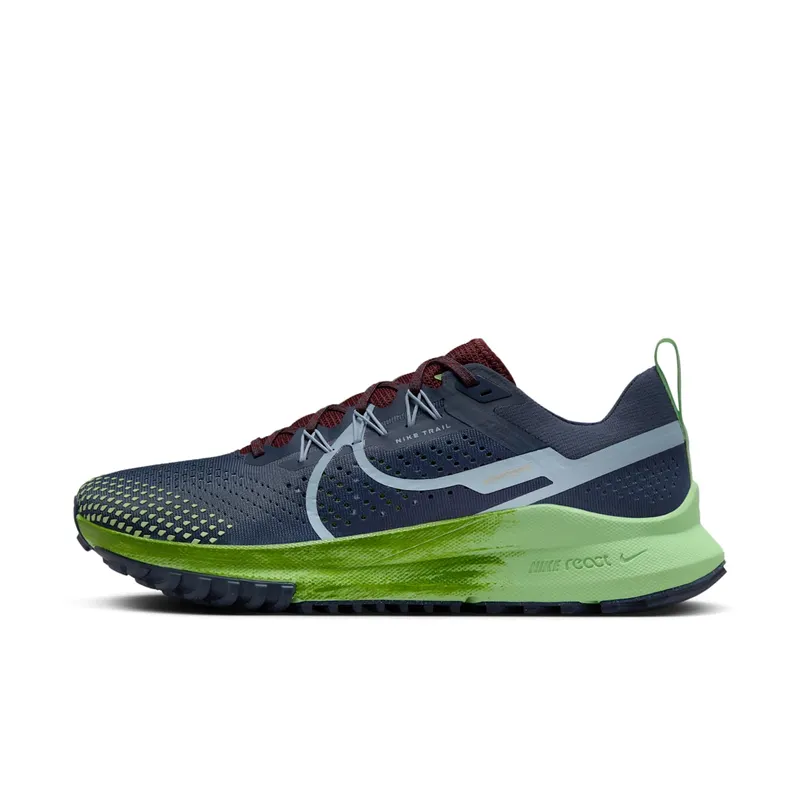 Nike React Pegasus Trail 4 Thunder Blue Chlorophyll Vapor Green Light Armory Blue | DJ6158-403