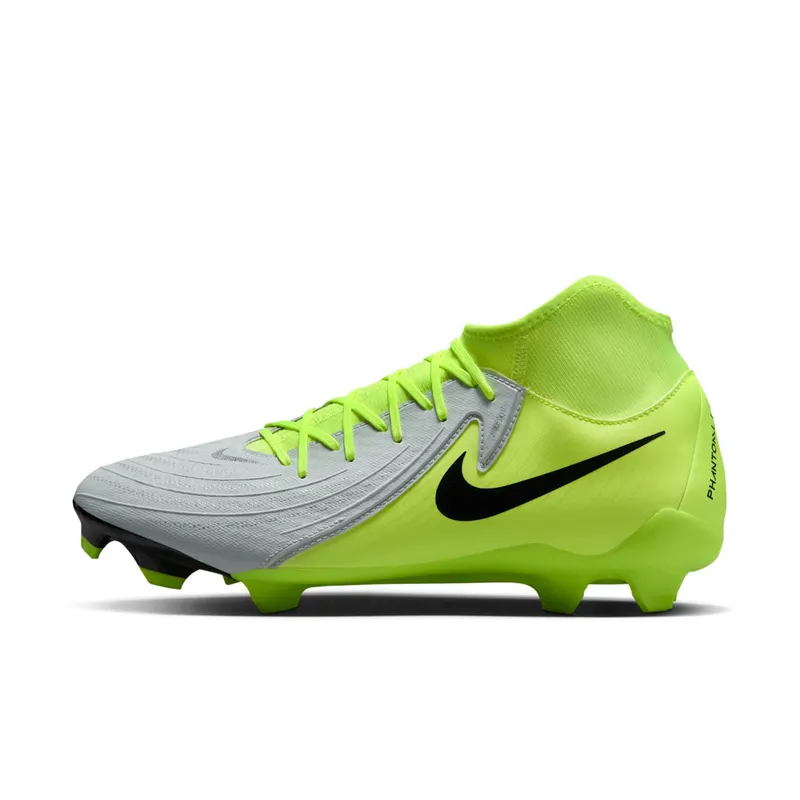 Nike Phantom Luna 2 Academy MG Metallic Silver Volt Black | FD6725-003