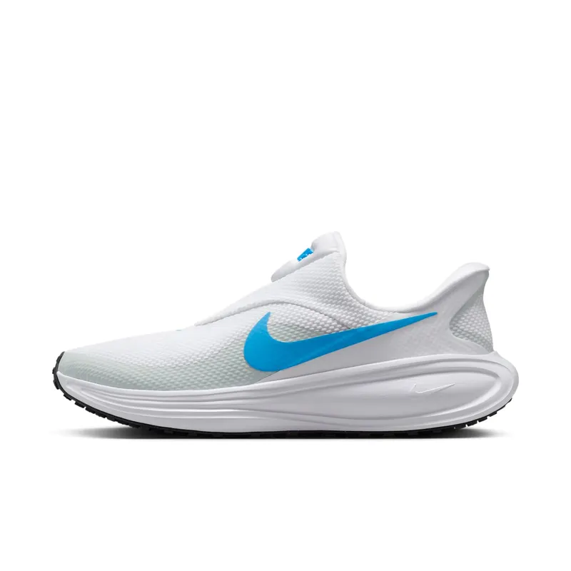 Nike Revolution 8 EasyOn White Pure Platinum Blue Hero “White / Pure Platinum / Black” | HQ2414-101