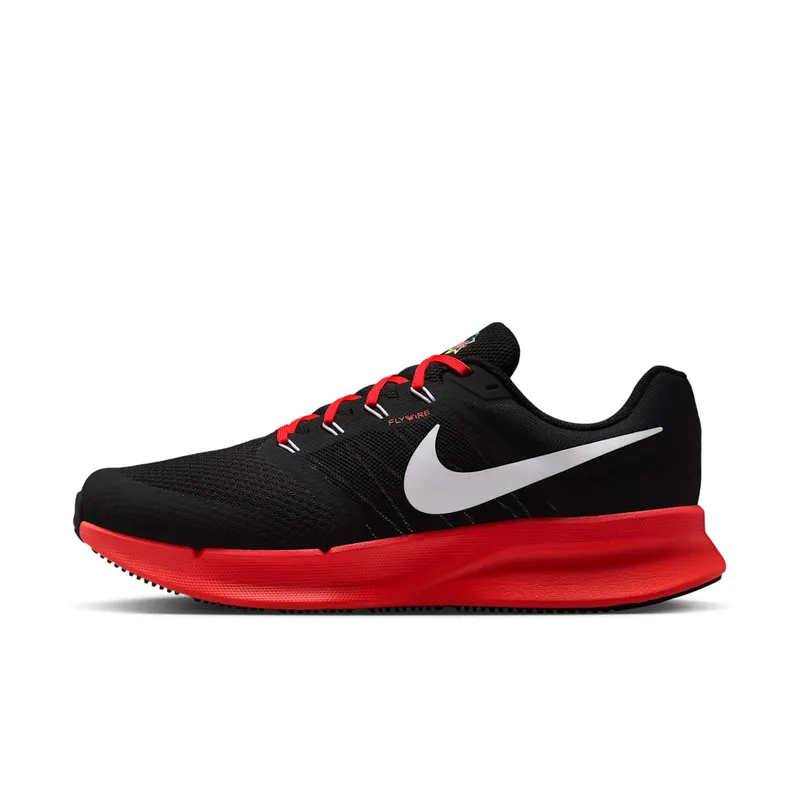 Nike Run Swift 3 Black Bright Crimson White | IB7461-001