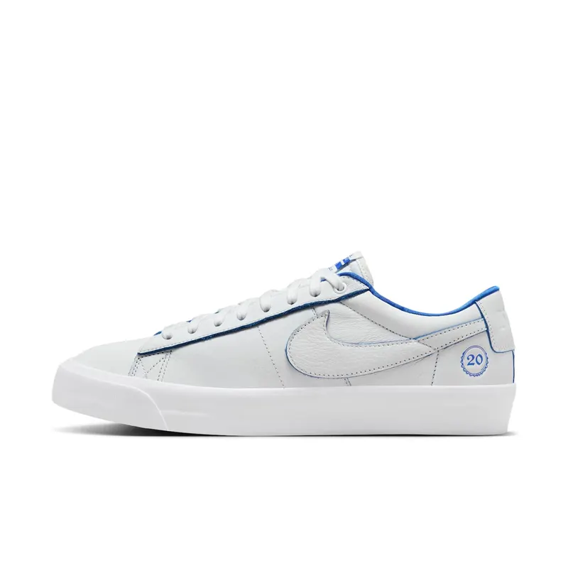 Nike SB Blazer Low Pro GT Premium Fine China “Summit White / Summit White / White” | FZ1300-100