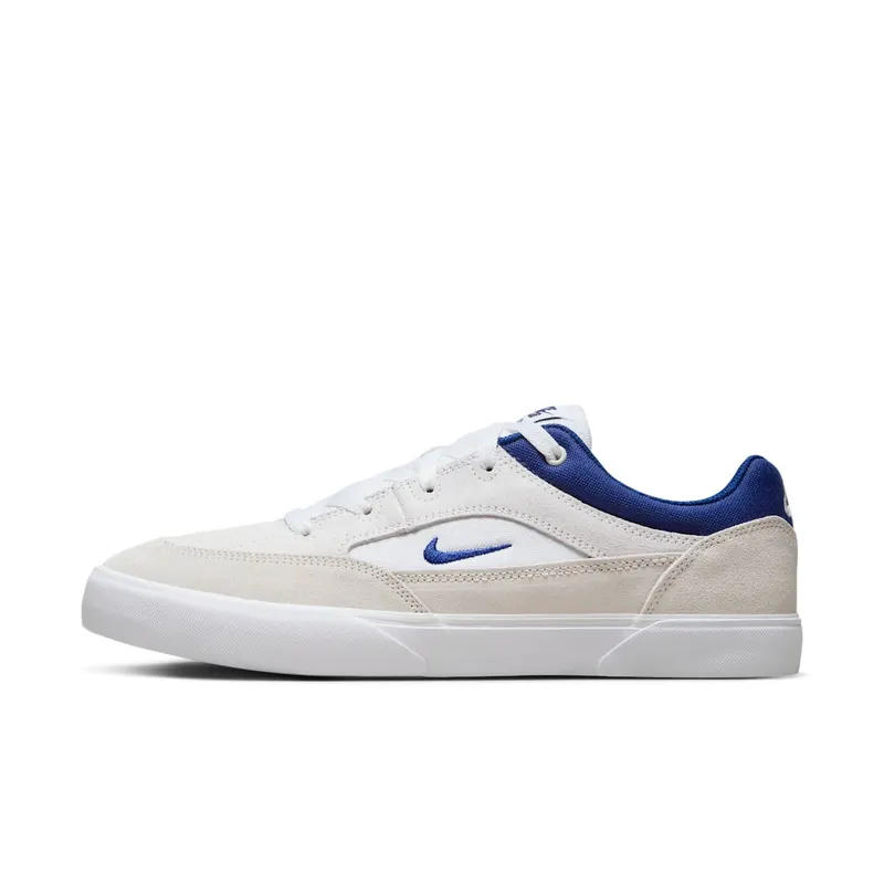 Nike SB Malor White Deep Royal Blue “White / Platinum Tint / White” | FV6064-100