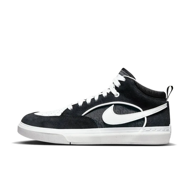 Nike SB React Leo Black White “Black / Black / Gum Light Brown” | DX4361-001