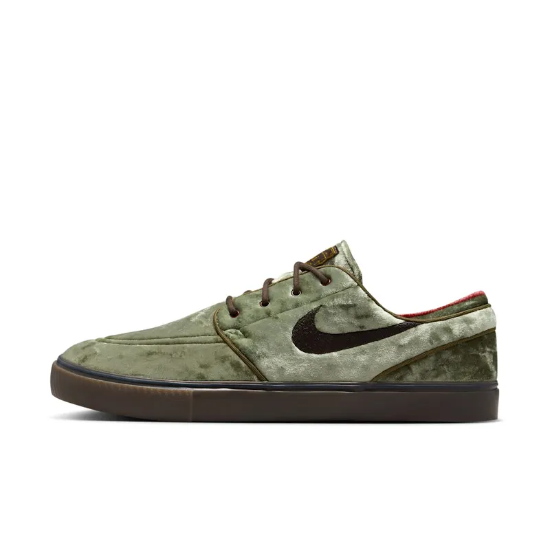 Nike SB Zoom Janoski OG+ SE “Medium Olive Baroque Brown Dark Team Red Velvet Brown” | FZ1302-200