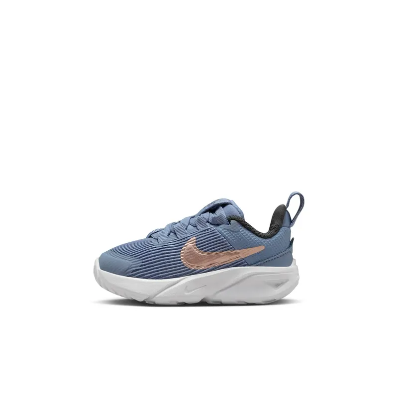 Nike Star Runner 4 Ashen Slate Armory Navy Pure Platinum Metallic Red Bronze | DX7616-405