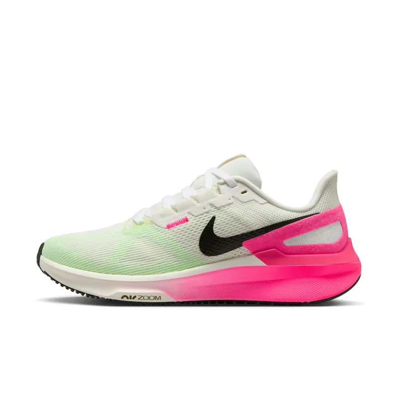 Nike Structure 25 Sail Hyper Pink Bright Crimson Sequoia | IB7452-100