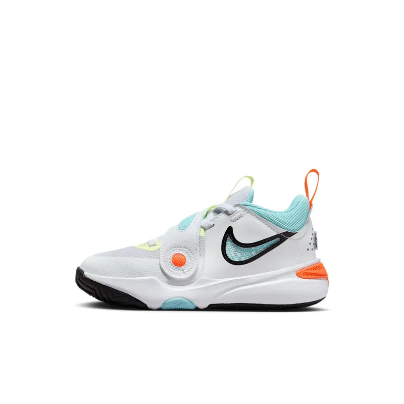 Nike Team Hustle D 11 CHBL “White / White / Barely Volt” | HF5737-141