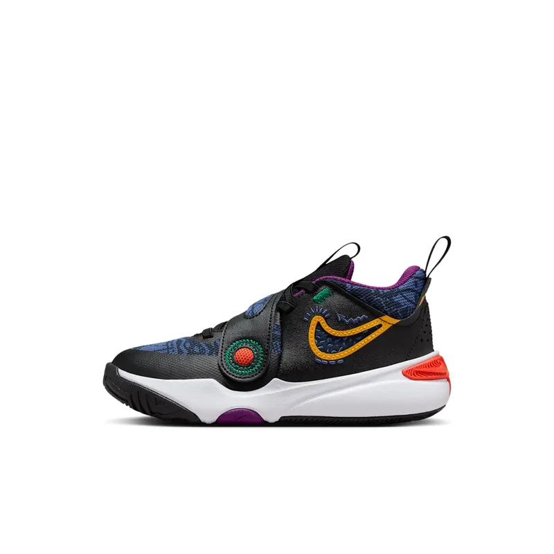 Nike Team Hustle D 11 SE Black Mystic Navy Cosmic Clay University Gold | FQ7659-001