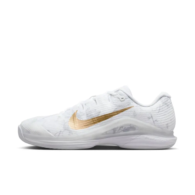 Nike Court Air Zoom Vapor 12 HC Magnolia “White / Pure Platinum / Metallic Gold” | HV1486-100